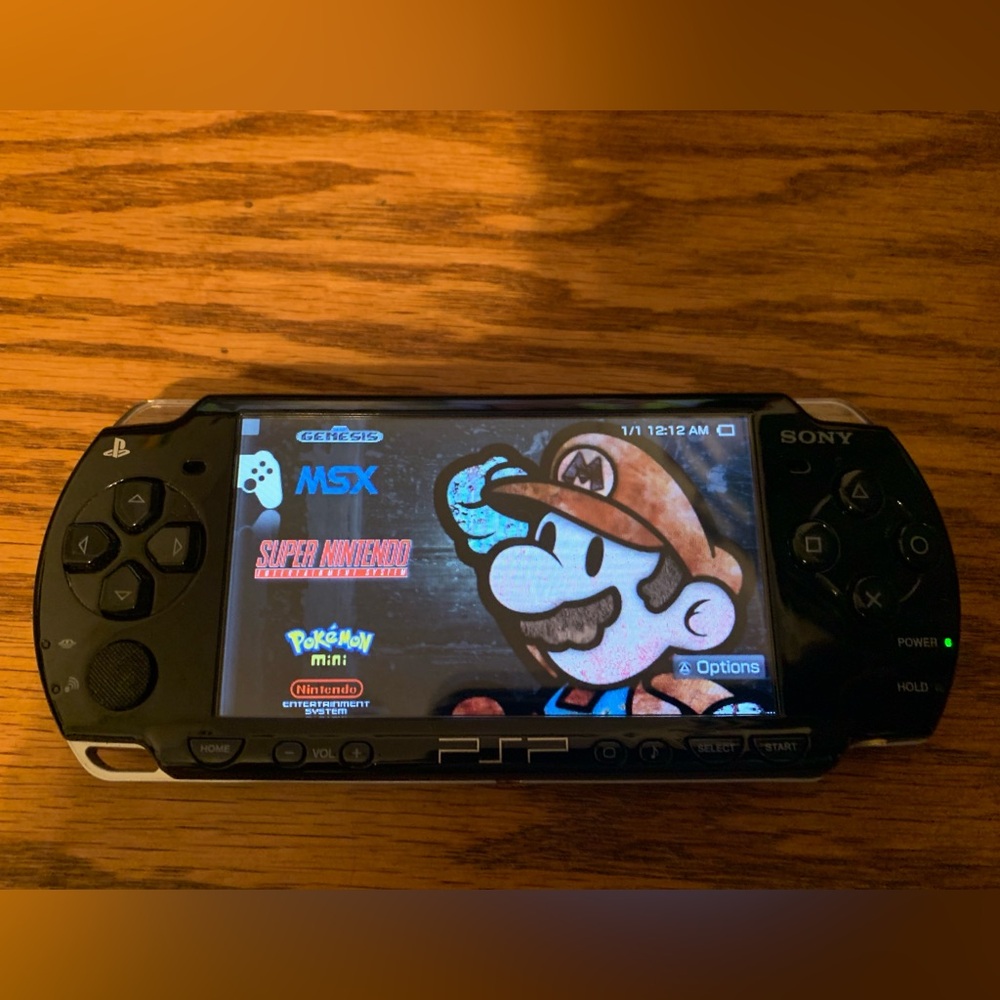 PSP 1000 fat model 128gb With Games